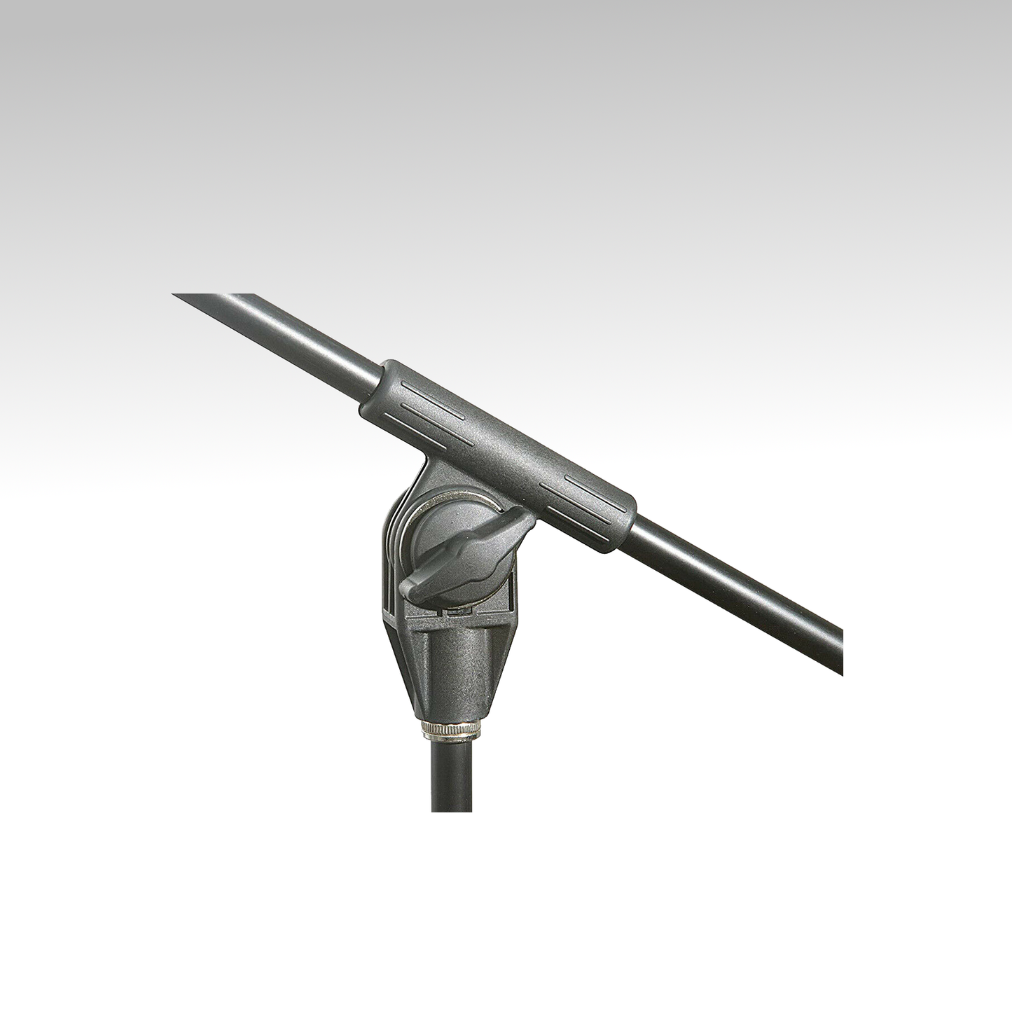 Knob adjusts reach and angle